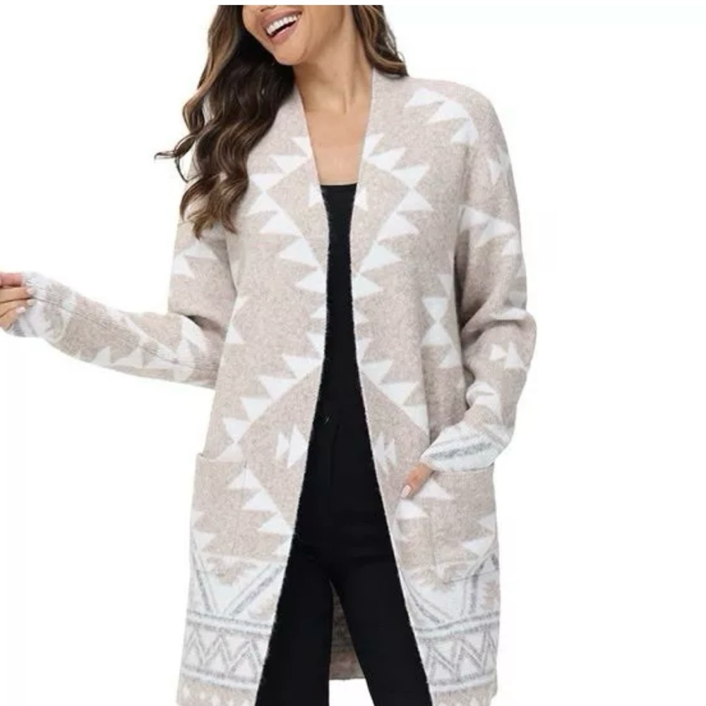 Frye Ladies' Patterned Cardigan Sweater